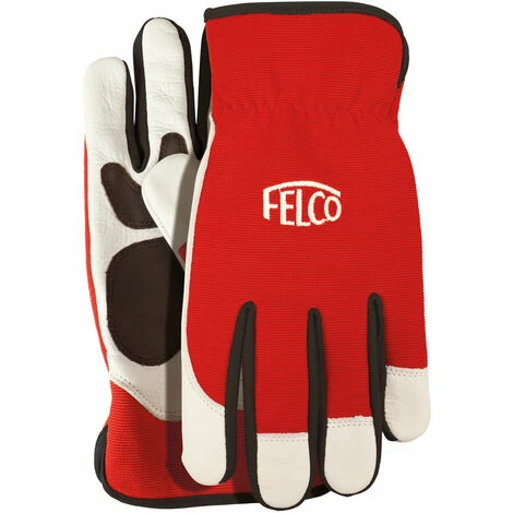 FELCO Arbeitshandschuhe mit Leder rot/wei§ Grš§e L atmungsaktiv Gartenhandschuhe FELCO Arbeitshandschuhe Mit Leder Rot/wei§ Grš§e L Atmungsaktiv Gartenhandschuhe -FELCO Shop 51789386 1